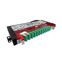 Patchpanel LWL, rechts, 96-Fach, SM, LC/APC, 1HE