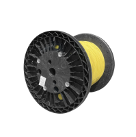 Optipack Innenkabel, LSZH, CPR B2ca, 24-fach, 1x24F, SM, G.657A2, 250um, 4.9mm, gelb, Huber+Suhner