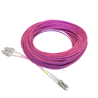 Patchkabel duplex OM4, LC/PC-SC/PC, 1,8mm, 75m