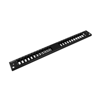 Frontplatte Patchpanel LWL, 1HE, 24× SC Duplex, 19 Zoll, schwarz, Fibrain