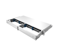 IANOS Chassis, lite, 8-fach, 1HE, grau
