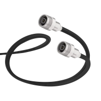 Montage Sucoflex 104, N-Stecker gerade-N-Stecker gerade, 1,0m, Huber+Suhner