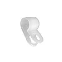 P-Clip-Halterung, 1/4 Zoll, Clipstärke 1,1mm, transparent, Beutel 100 Stück