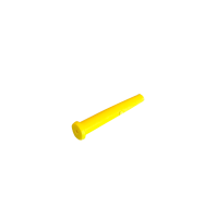  Gummistopfen, 3,5 mm, Beutel mit 500 St., gelb, Maunt
