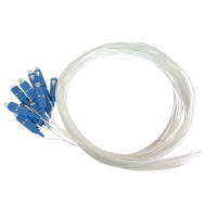 Pigtail-Set 12-teilig, SM, SC/PC, weiß, 2m