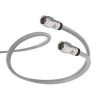 Montage Sucoflex 126E, SMA-Stecker gerade-SMA-Stecker gerade, 1.0m, Huber+Suhner