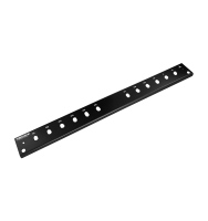 Frontplatte Patchpanel LWL, 1HE, 12× ST, 19 Zoll, schwarz, Fibrain