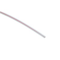 HDPE-Schlauch, 14/10mm, transparent mit rotem Streifen