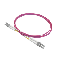 Patchkabel duplex OM4, LC/PC-LC/PC, 1,8mm, 2m