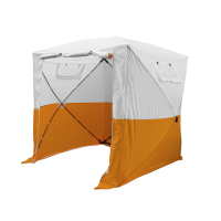 Spleißzelt, orange, 2,0 × 2,0 × 1,9 m