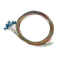 Pigtail-Set 12 Stück, SM, LC/PC, farbig, 2m