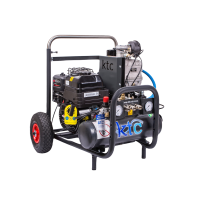 Kompressor KPM 3.5, Benzin, Schraube, 400l/min, 10 bar, KTC