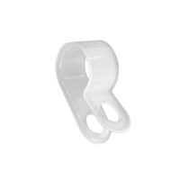 P-Clip-Halterung, 3/8 Zoll, Clipstärke 1,4mm, transparent, Beutel 100 Stück