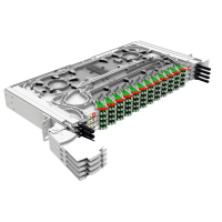 Patchpanel LWL - Schutzbügel, 96-Modul, SM, LC/APC, 1U