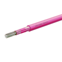Optipack Innenkabel, LSZH, CPR B2ca, 96-fach, 8x12F, OM4, 250um, 9.6mm, Heather Violet, Huber+Suhner