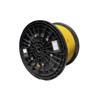 Optipack Innenkabel, LSZH, CPR B2ca, 48-fach, 2x24F, SM, G.657A2, 250um, 9.3mm, gelb, Huber+Suhner