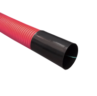 PE-Flexrohr, 110mm, Rolle 50m, rot