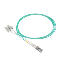 Patchkabel duplex OM3, LC/PC-SC/PC, 1,8mm, 8m