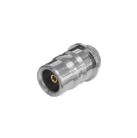 Stecker, gerade Einbaubuchse, 50 Ohm, QN/Buchse, Huber+Suhner (22 QN-50-0-1/133NY)