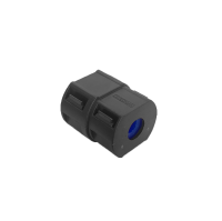 Kupplung, teilbar, Gasblock, 14mm, 8.0 - 6.5 (blau)