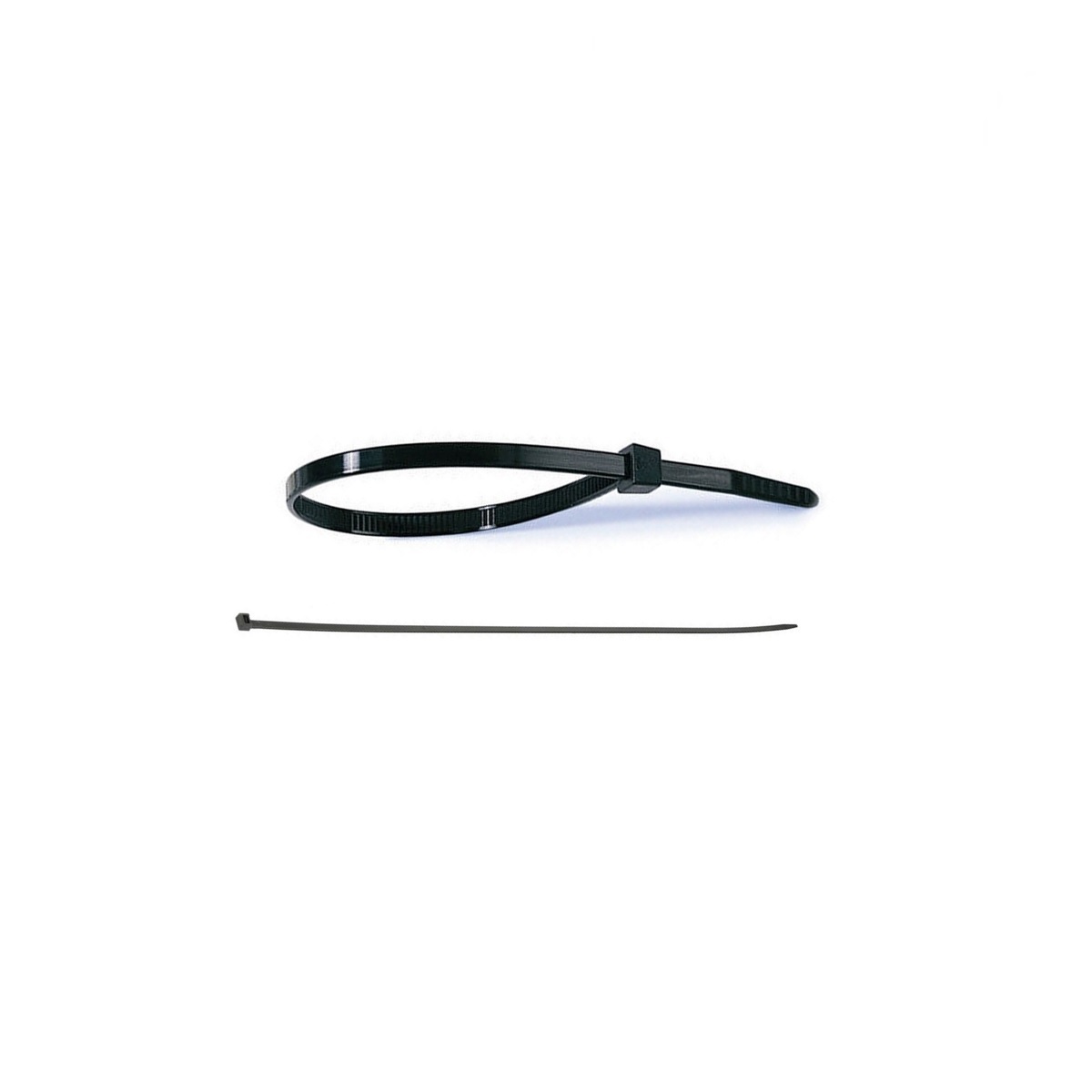 Kabelbinder 200x3,6mm, Beutel 100Stk, schwarz
