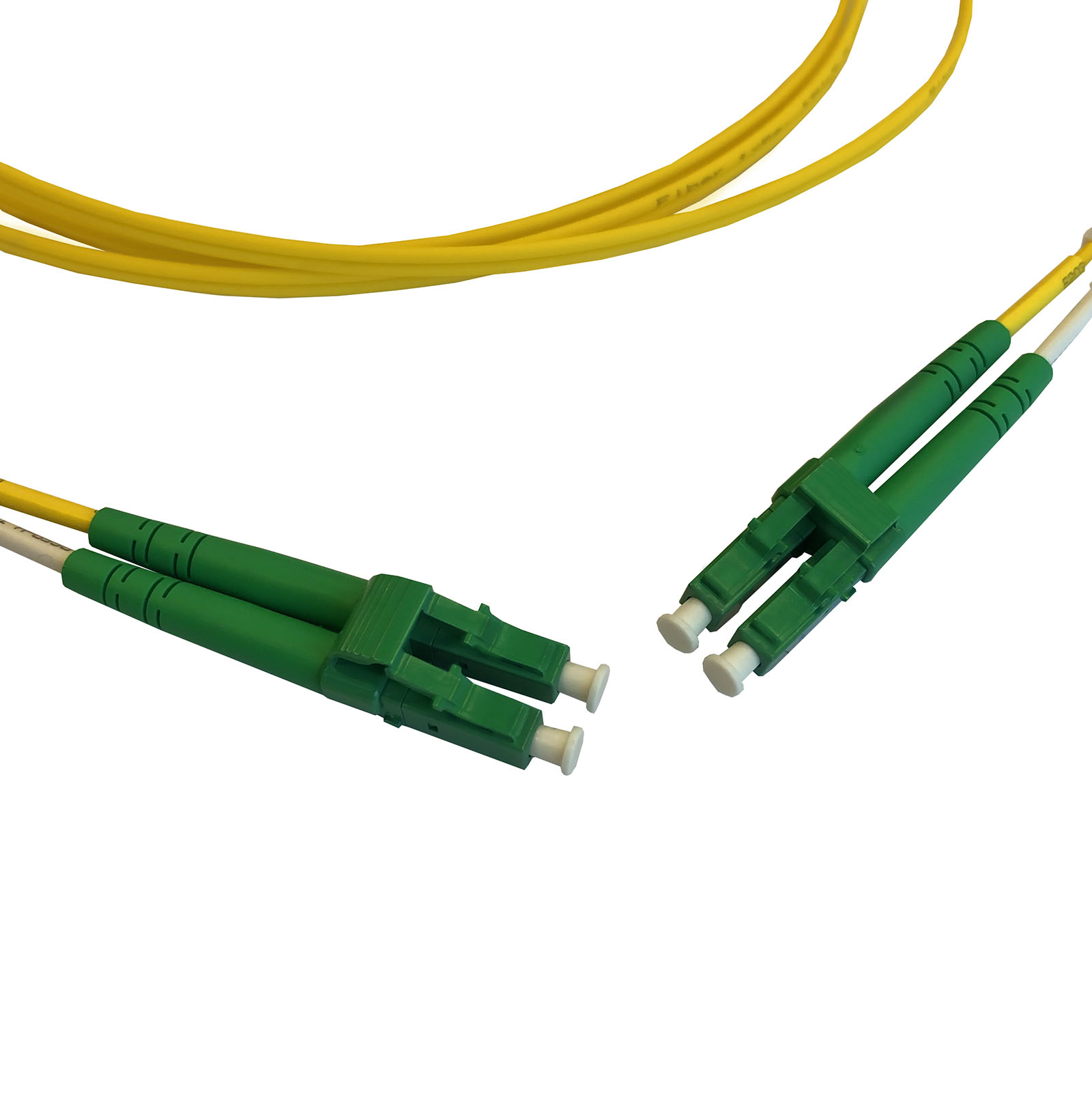 Patchkabel duplex SM, LC/APC-LC/APC, 1.8mm, 2m