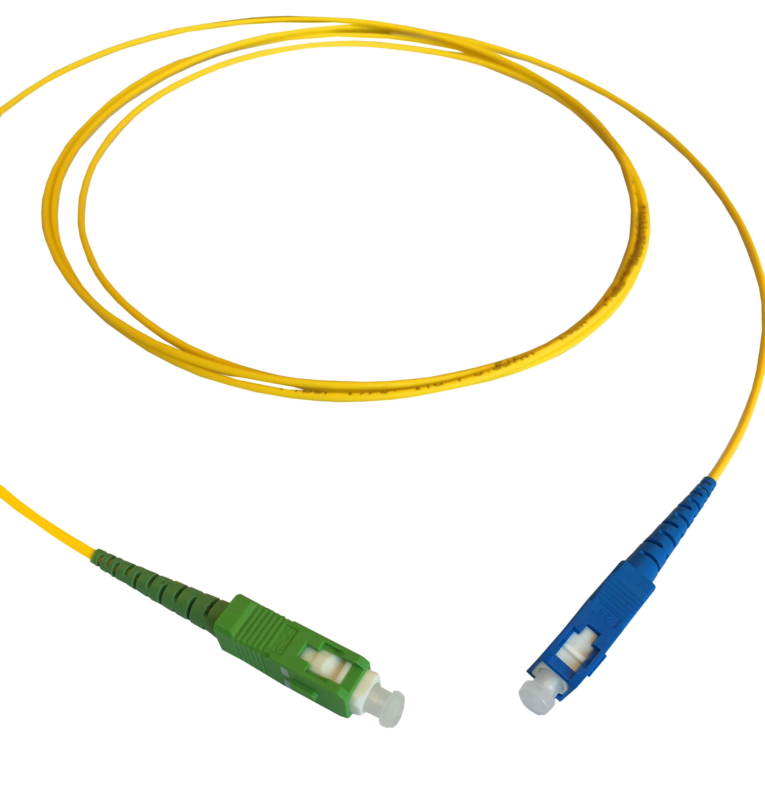 Patchkabel simplex SM, SC/APC-SC/PC, 1,8mm, 3m