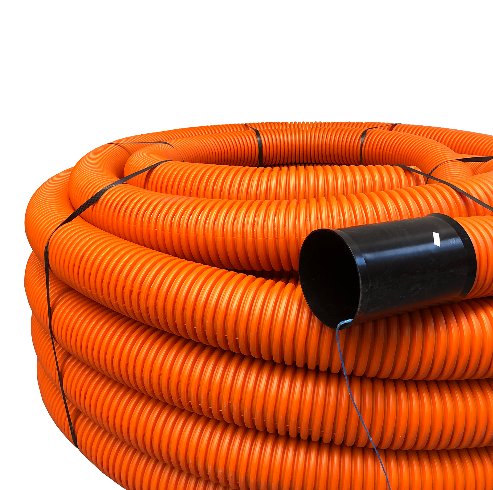 PE-Flexrohr, 63mm, Rolle 50m, orange