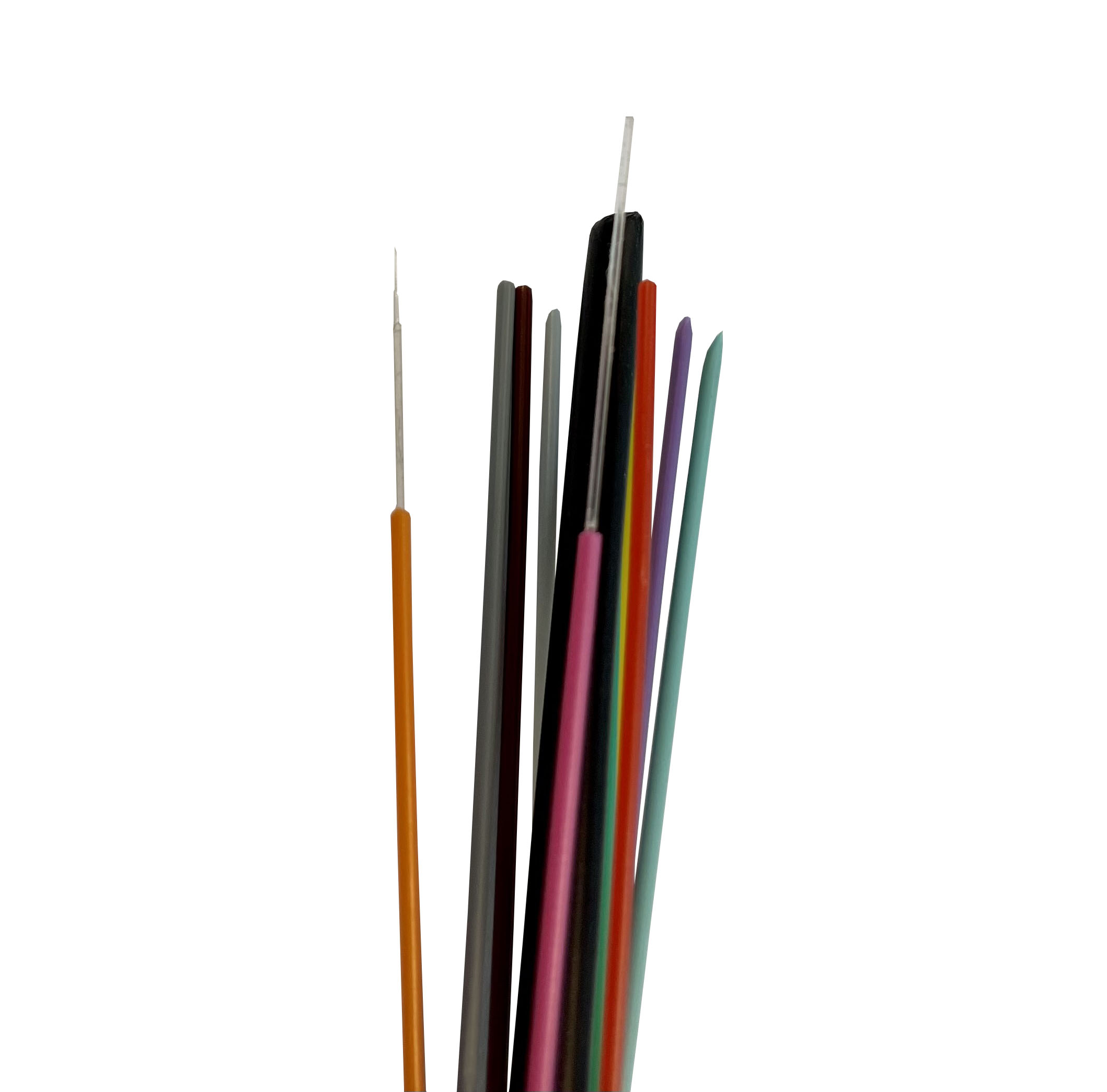 Schleppkettenkabel, 12-fach, OM3, 250um, 13.0mm, PUR, schwarz