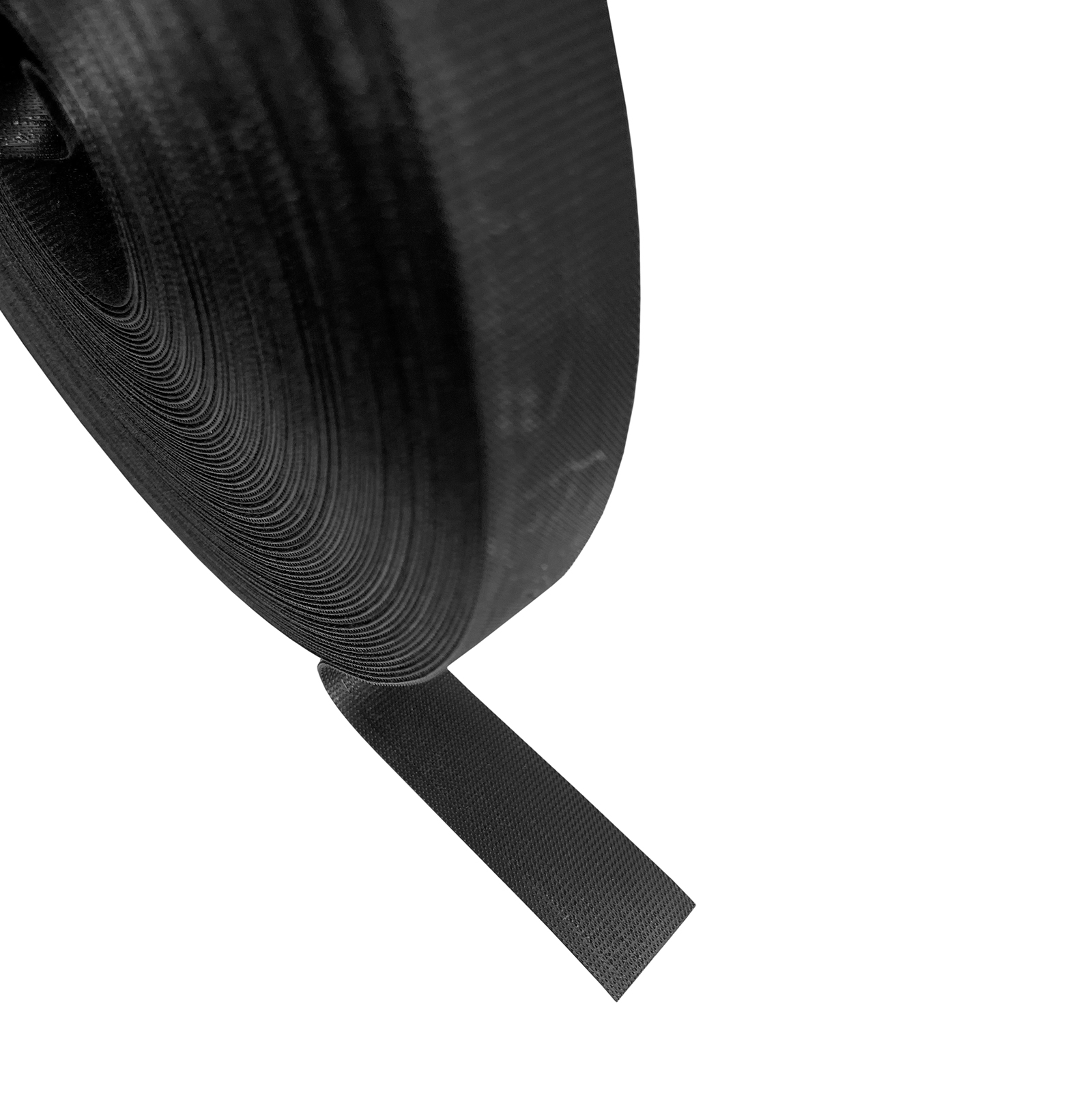 Klettband BTB, Klettverschluss, 19,05mm, Rolle 22,9m, schwarz