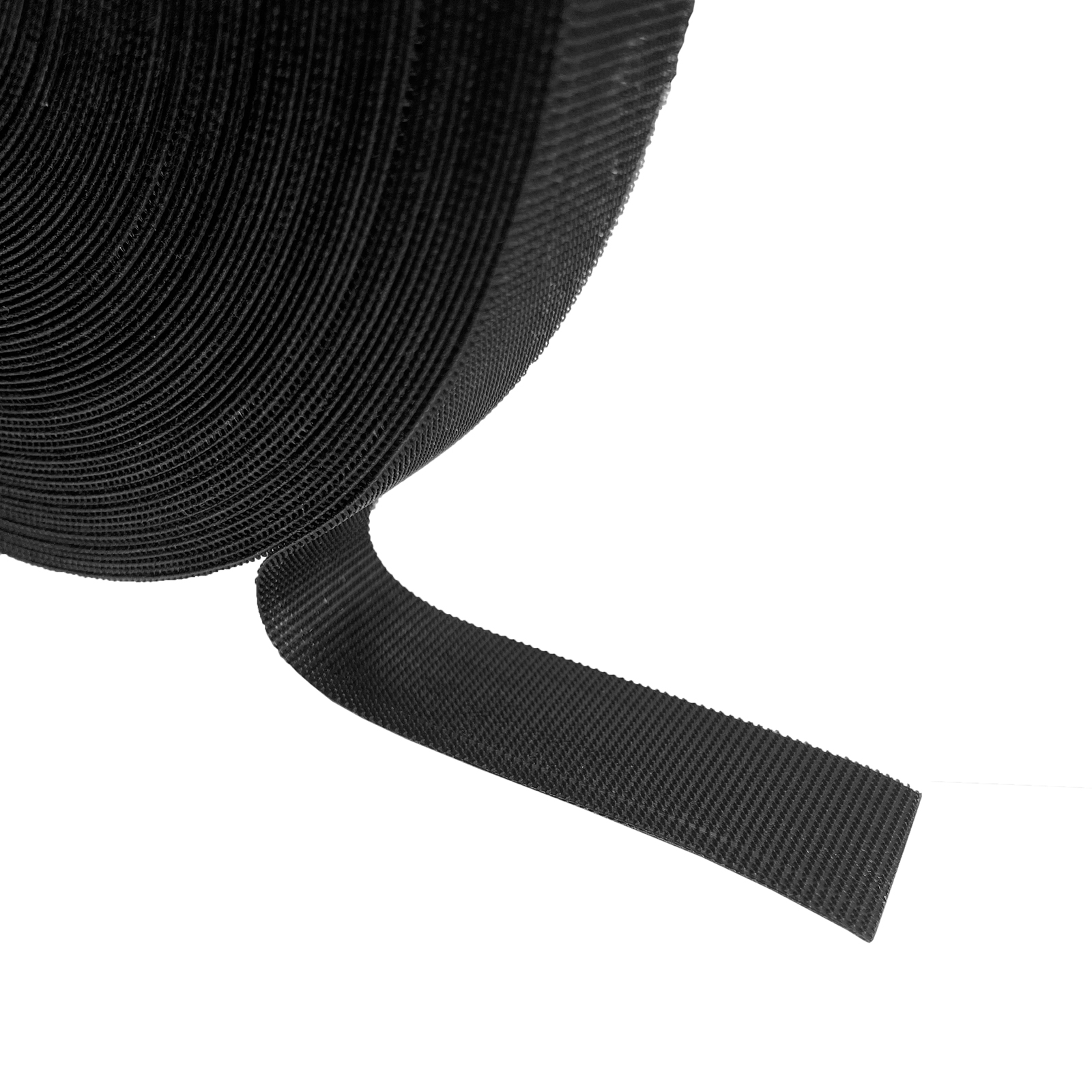 Klettband BTB, Klettverschluss, 19,05mm, Rolle 22,9m, schwarz