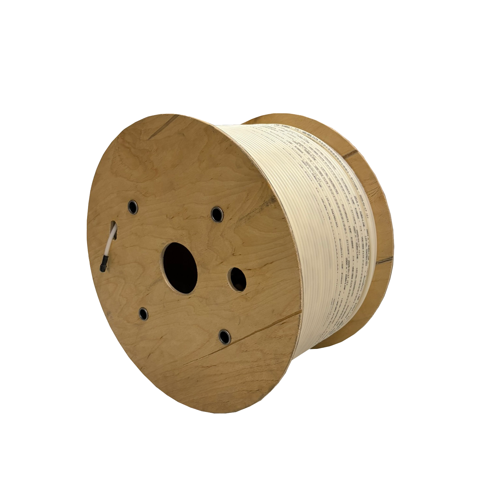 Mikroröhrchen 7/4mm, gerippt, LSFH, weiß, Dura-Line